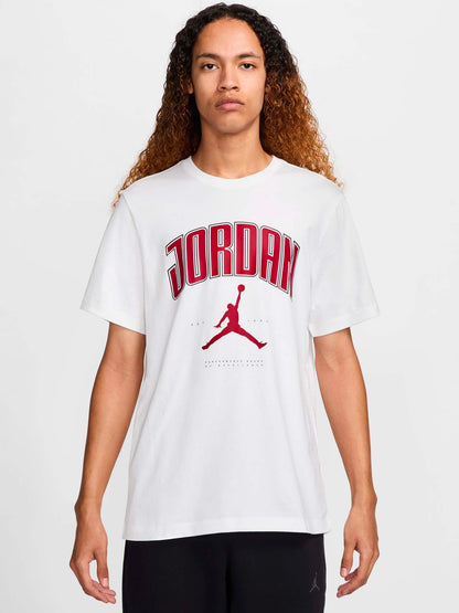T-SHIRT MAXI LOGO JORDAN DA UOMO BIANCO