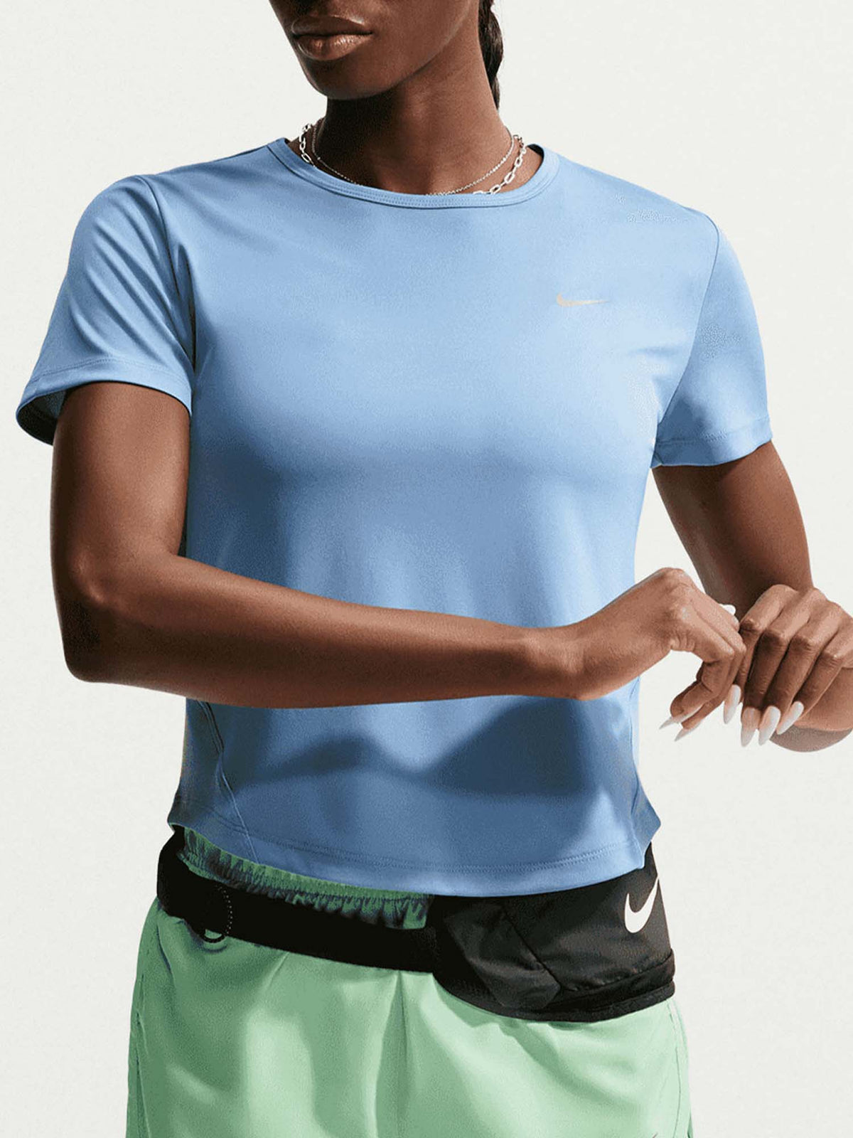 Nike Tempo, t-shirt da donna blu