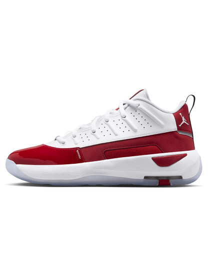 SCARPA BASKET MAX AURA 7 JORDAN DA UOMO BIANCO ROSSO