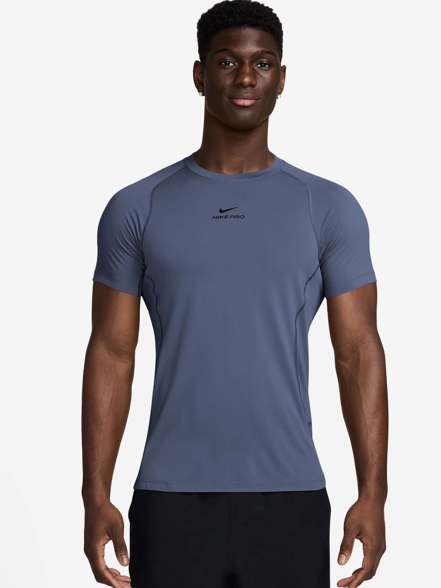 Nike Pro Training, t-shirt manica corta da uomo blu