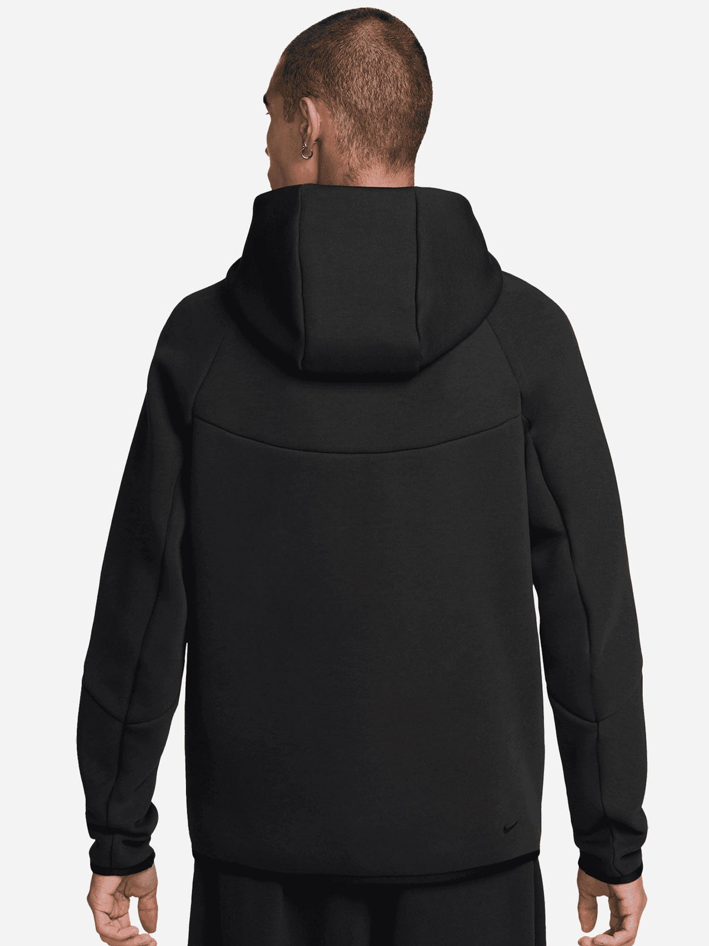 FELPA FULL ZIP E CAPPUCCIO TECH NIKE DA UOMO NERO