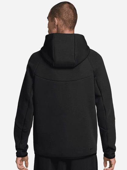 FELPA FULL ZIP E CAPPUCCIO TECH NIKE DA UOMO NERO