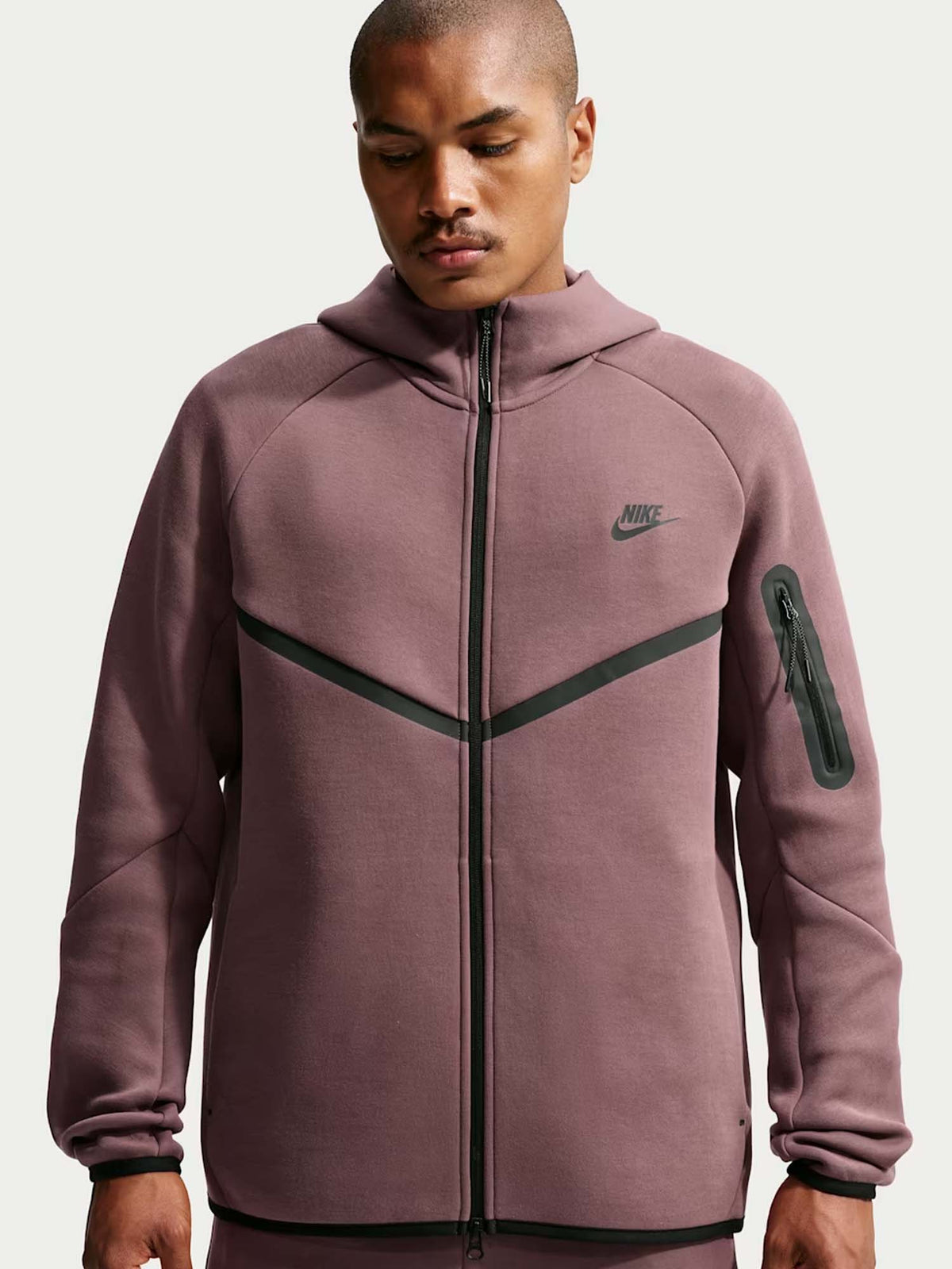 Nike Tech Fleece JKT, felpa da uomo viola