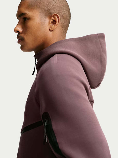 Nike Tech Fleece JKT, felpa da uomo viola