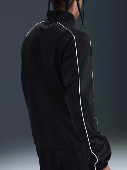 Nike Club, tuta da uomo nera in cotone e poliestere