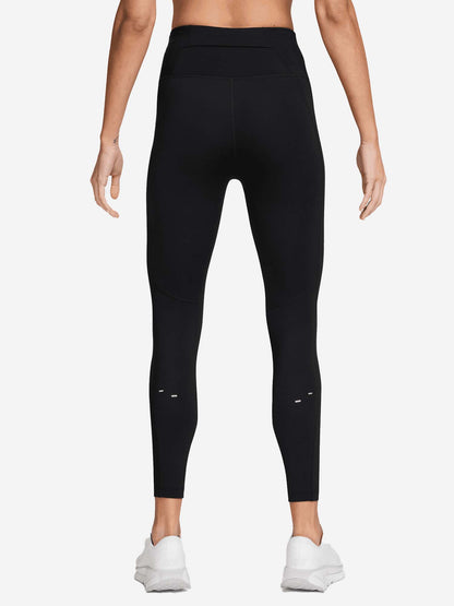 Nike Tempo Swoosh, leggings 7/8 running donna neri