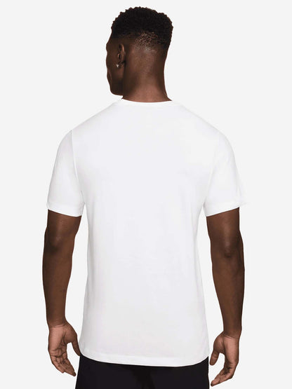 T-shirt Nike Dri-FIT da uomo bianca a maniche corte
