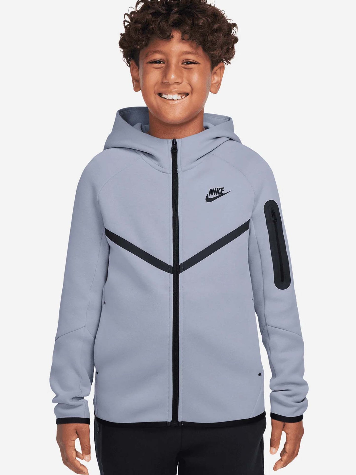 FELPA TECH NIKE JUNIOR DA BAMBINO GRIGIO