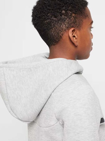 Nike Tech Fleece, felpa Unisex bambino grigia