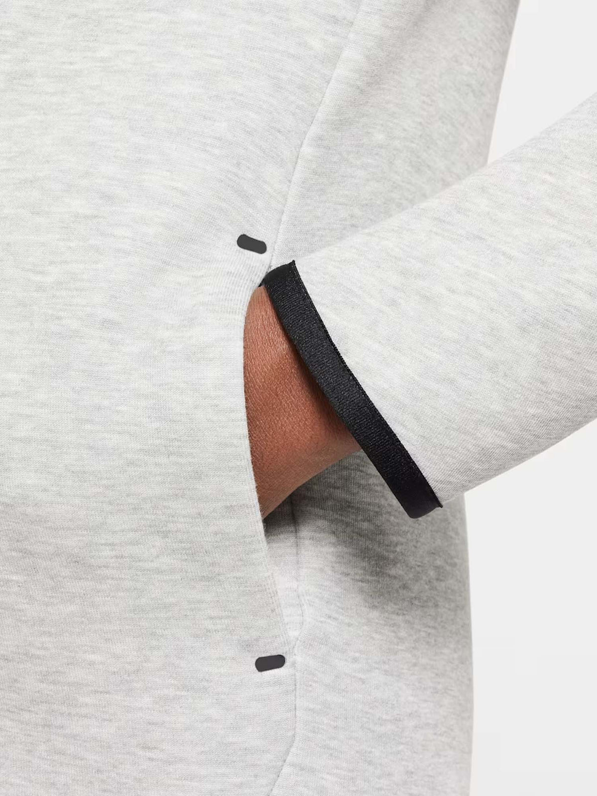 Nike Tech Fleece, felpa Unisex bambino grigia