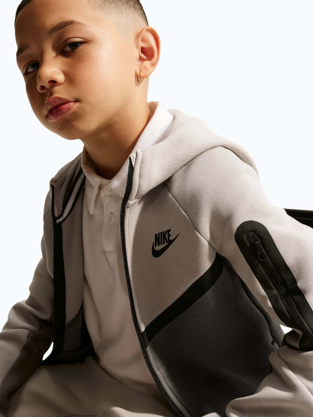 Nike Tech Fleece, felpa Unisex bambino fango