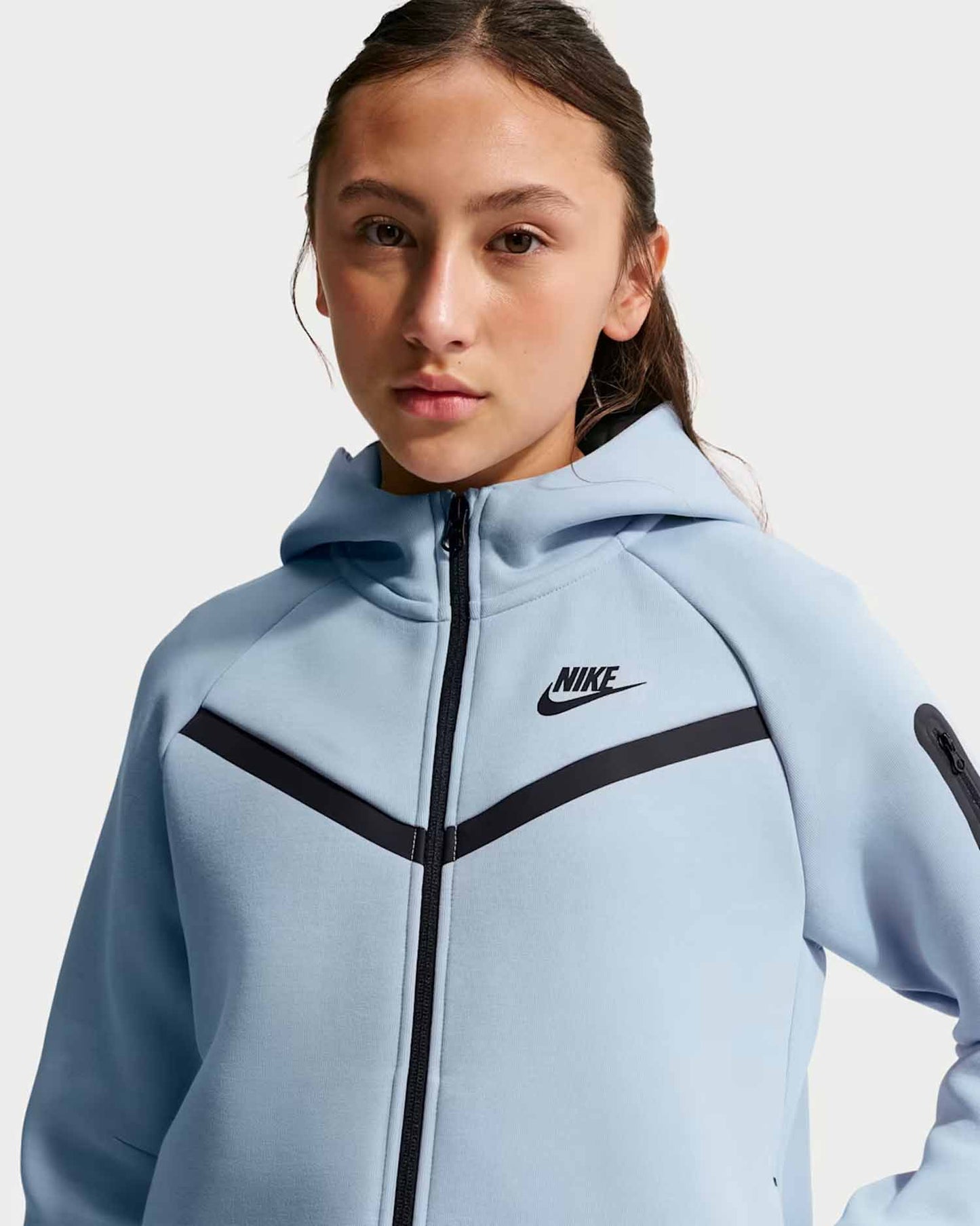 Nike Tech Fleece, felpa unisex bambino azzurra