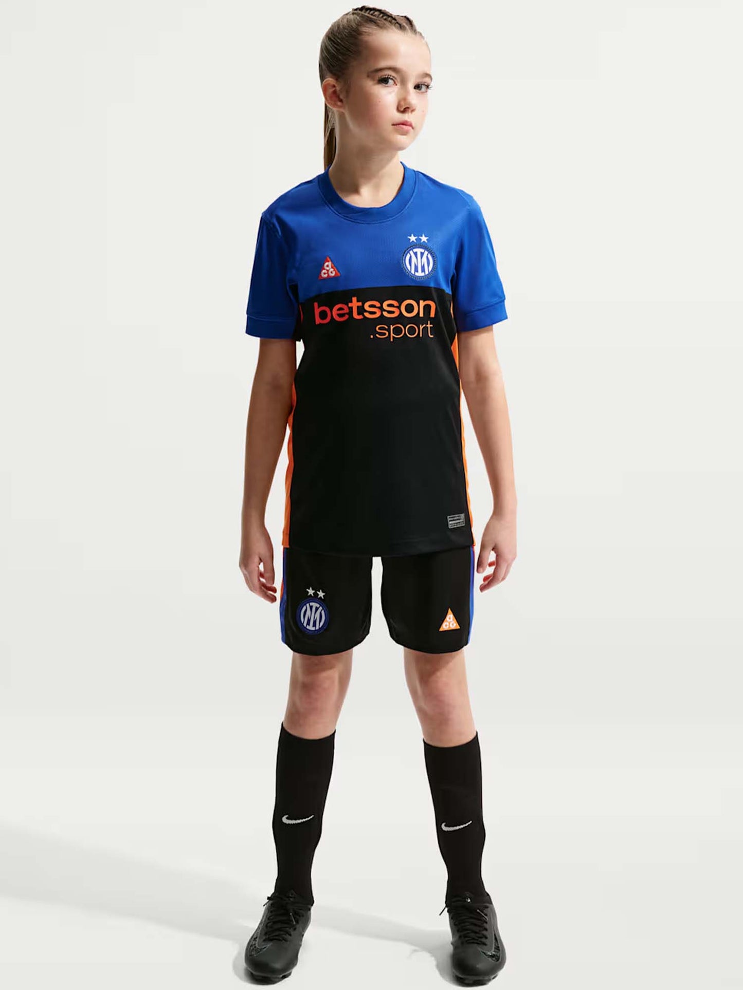 Nike Inter Milan 2026, maglia ufficiale multicolore per bambino/a