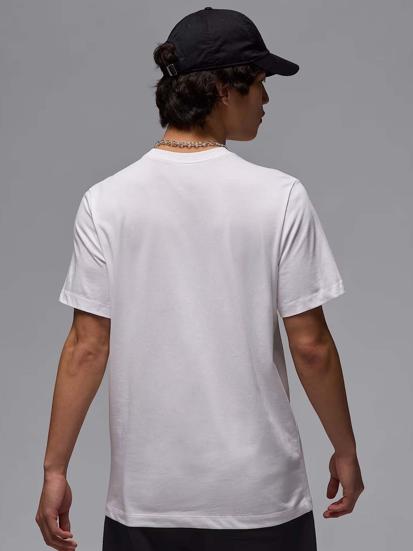 T-SHIRT GIROCOLLO JORDAN AIR DA UOMO BIANCO