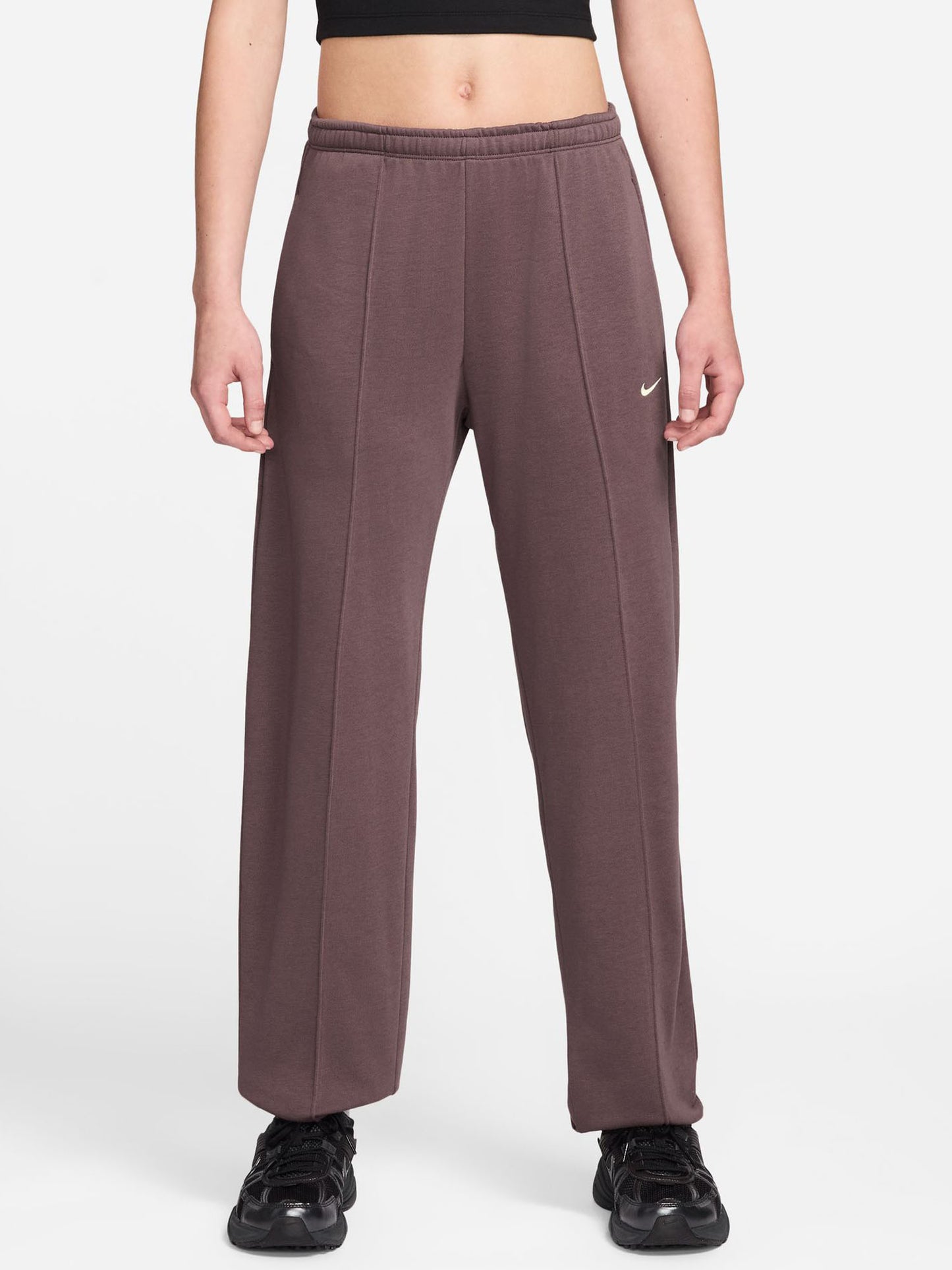 Pantaloni Nike Sportswear Phoenix da donna viola comodi e versatili