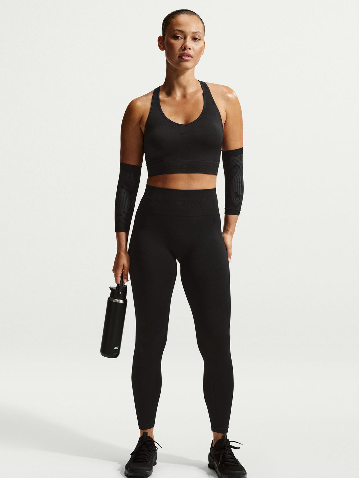 Nike leggings training da donna nero