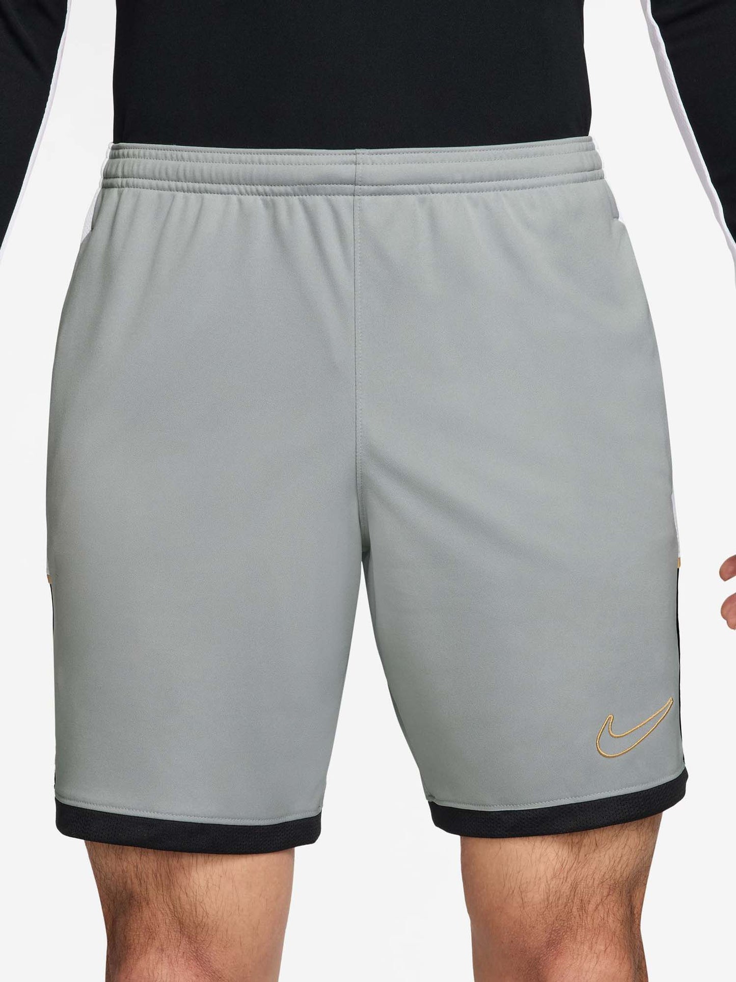 Shorts da calcio Nike Academy grigi con tecnologia Dri-FIT da uomo