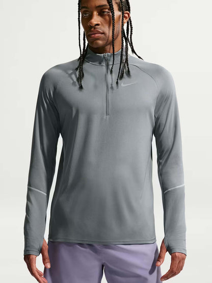 Nike Df Uv Miler Top, top da uomo grigio