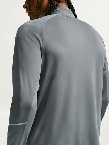 Nike Df Uv Miler Top, top da uomo grigio