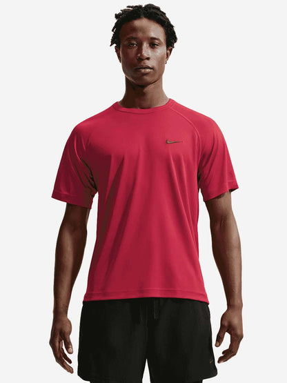 Nike DF Hyverse SS, t-shirt da uomo bordeaux