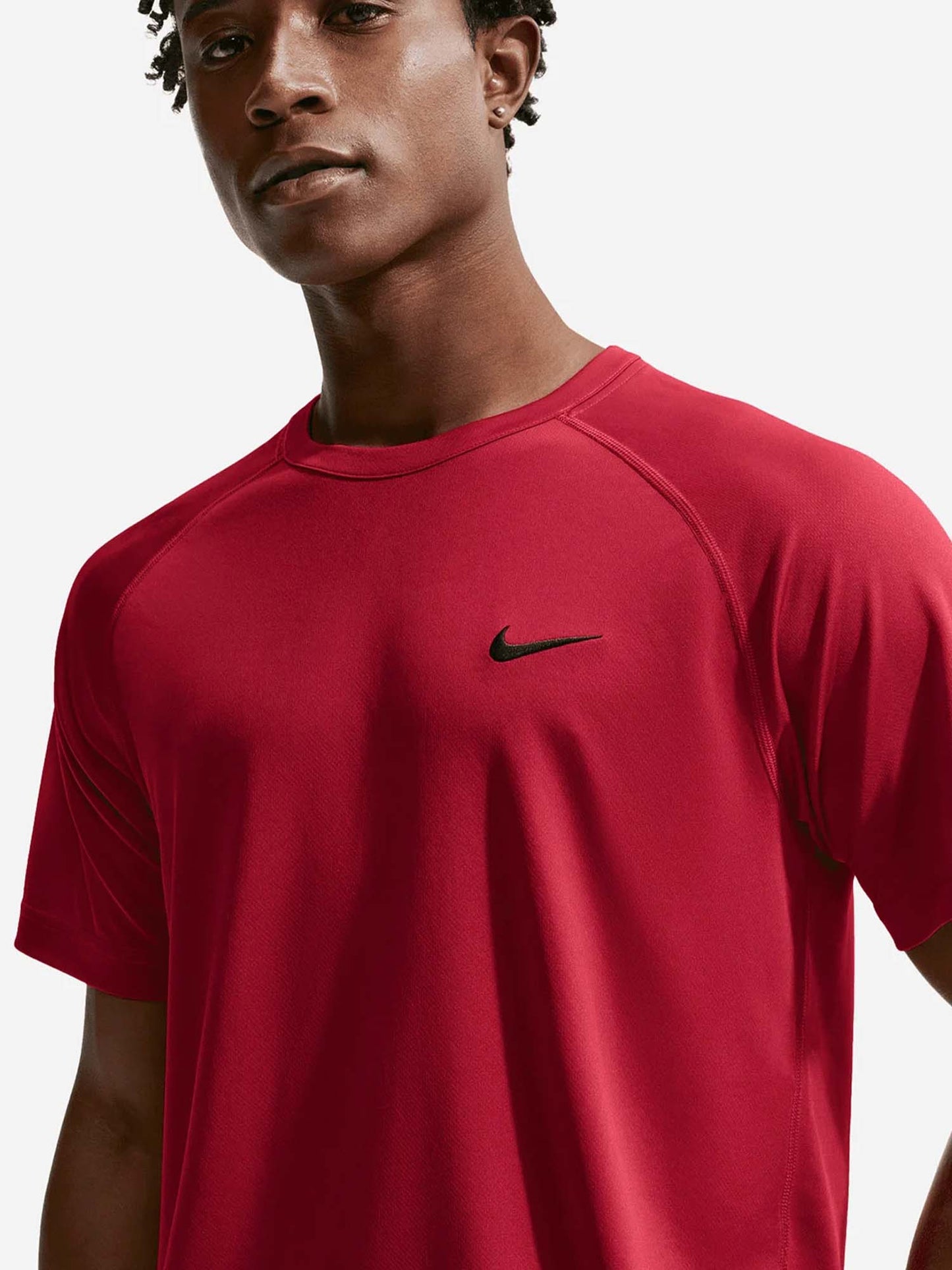 Nike DF Hyverse SS, t-shirt da uomo bordeaux