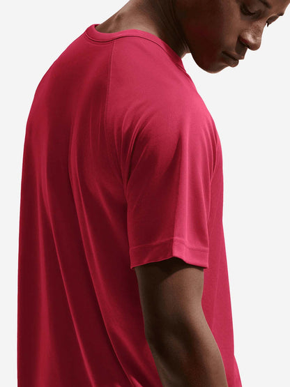 Nike DF Hyverse SS, t-shirt da uomo bordeaux