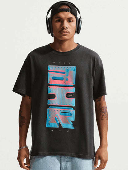 Nike IH1155 045, t-shirt sportiva uomo in nero