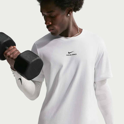 Nike DF Tee Std Pro, t-shirt da uomo bianca