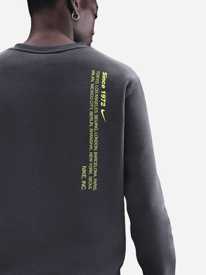 FELPA CLUB SWOOSH NIKE DA UOMO GRIGIO