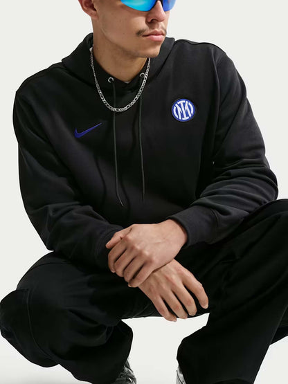 Nike Inter Club Hdy, felpa da uomo nera