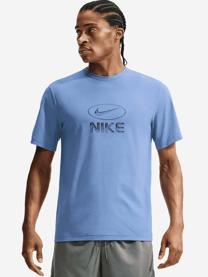 Nike DF Hyverse GFX, t-shirt da uomo blu