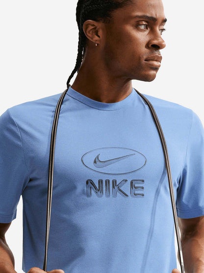 Nike DF Hyverse GFX, t-shirt da uomo blu
