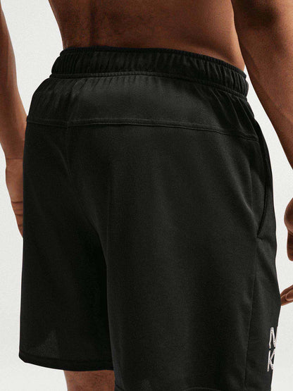 Nike df flex 7IN gfx short training da uomo nero