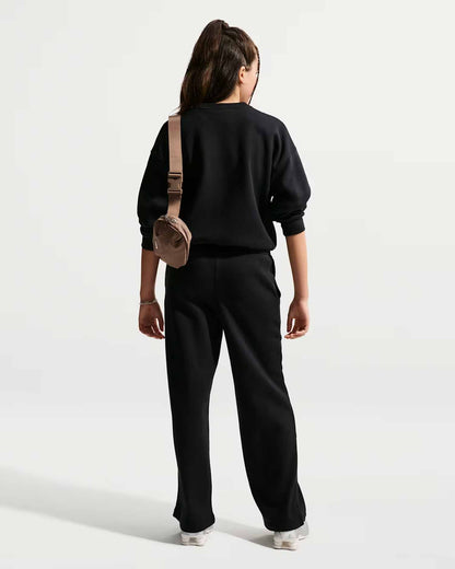 Nike Sportswear Studio Fleece, pantalone unisex bambino nero