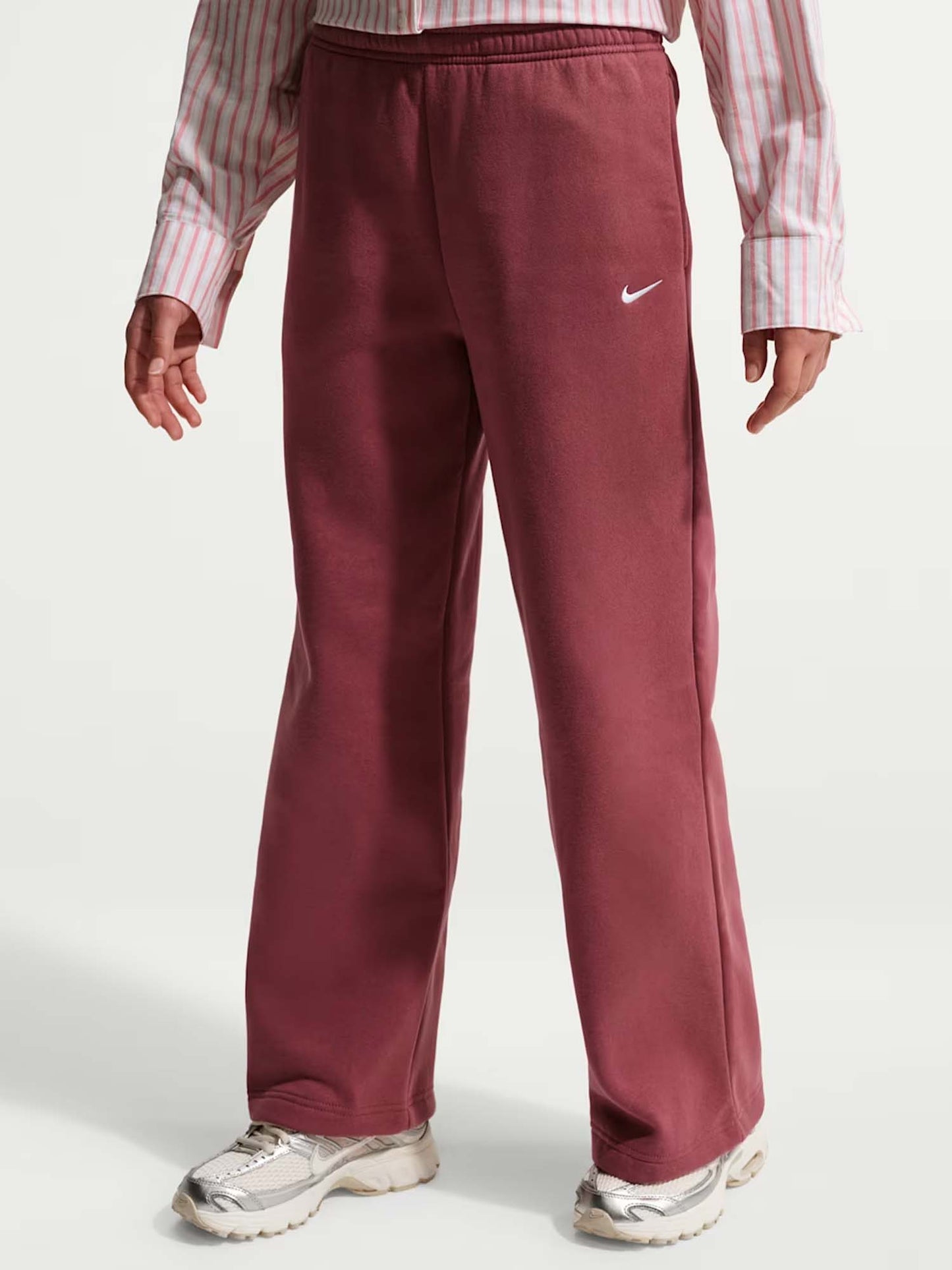 Nike Sportswear Studio Fleece, pantalone da unisex bambino fucsia