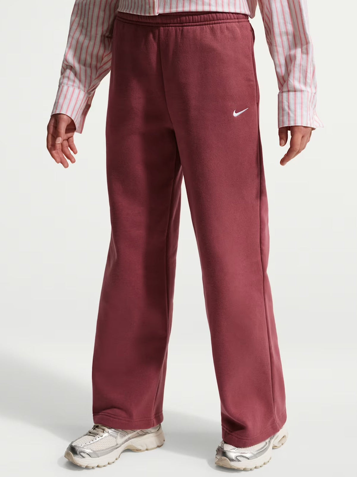Nike g. panta studio pantalone da bambino/a rosa antico