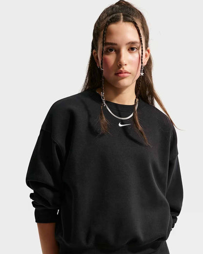 Nike Sportswear Studio, felpa da unisex bambino nera