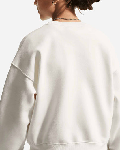 Nike Sportswear Studio, felpa da unisex bambino panna