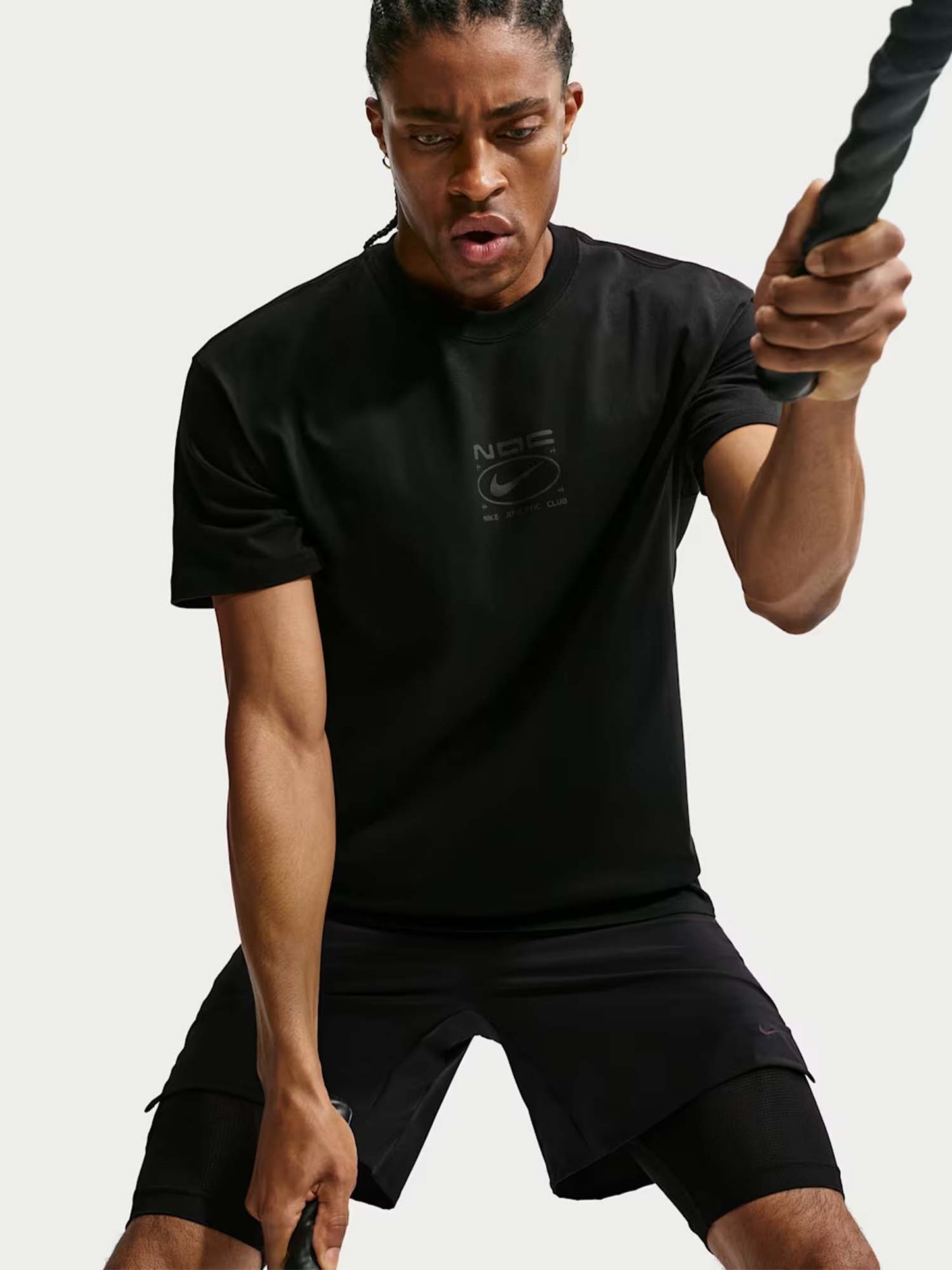 Nike N.A.C., t-shirt da uomo nera