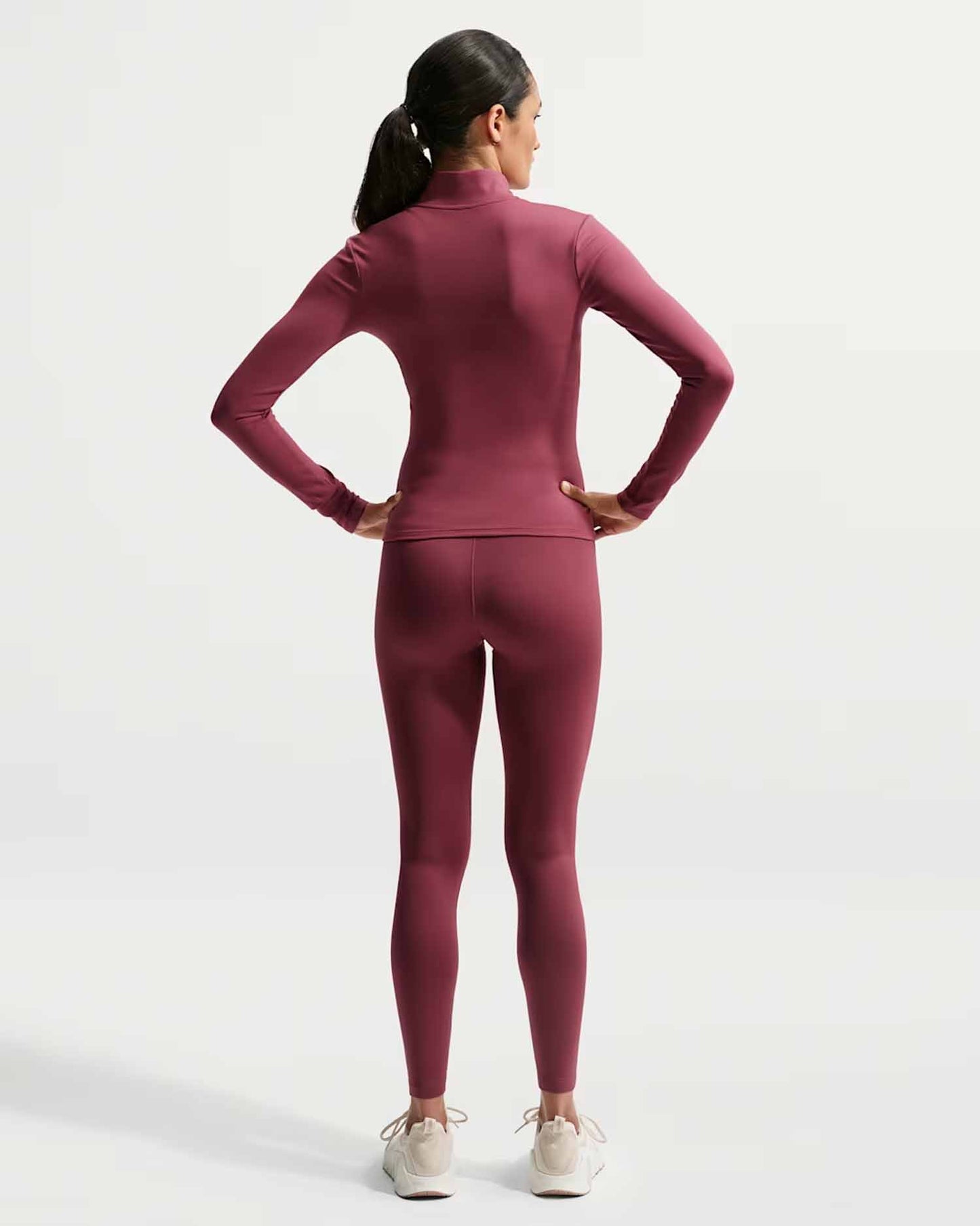 Nike One Fitted, felpa da donna rosa