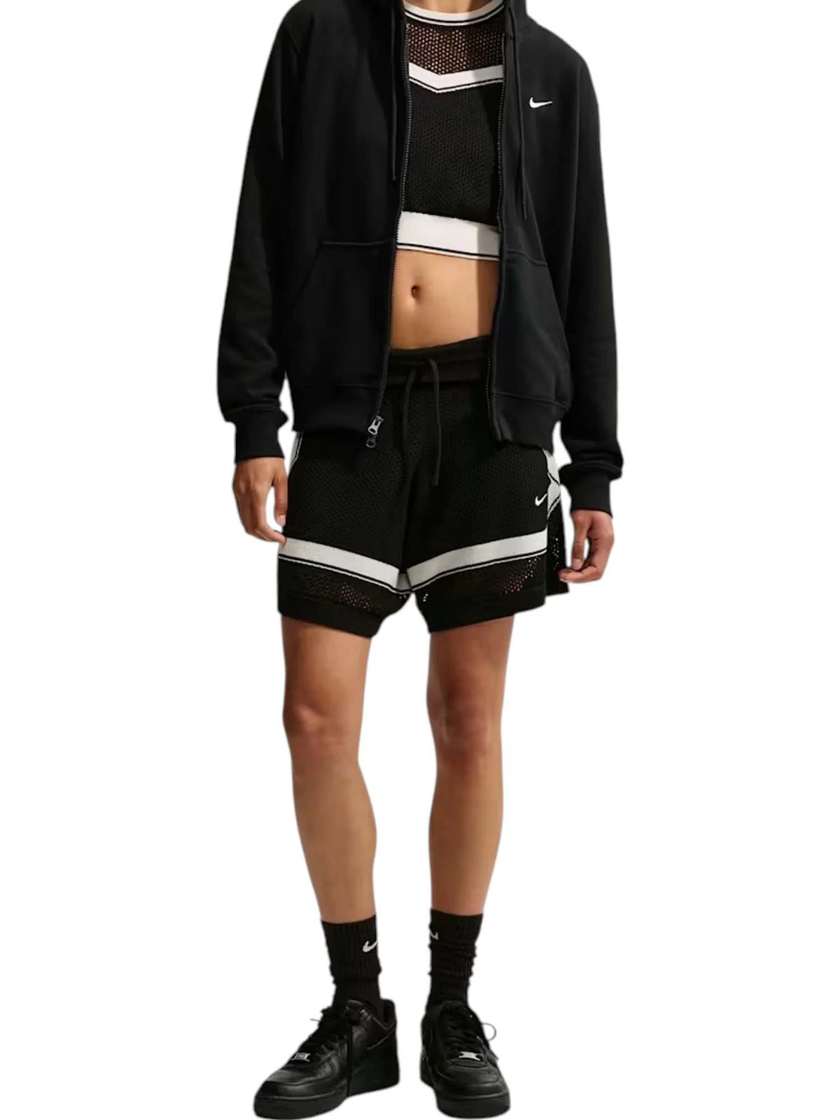 Nike Studio Ft, felpa da donna nera