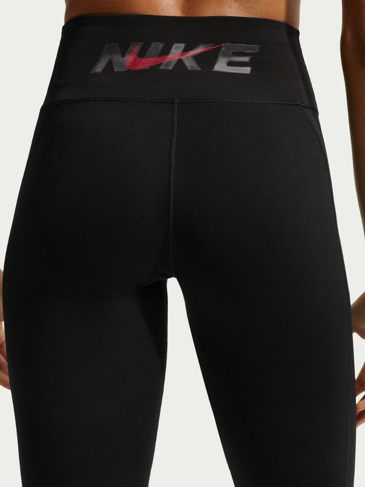 Nike df one tight leggings training da donna nero
