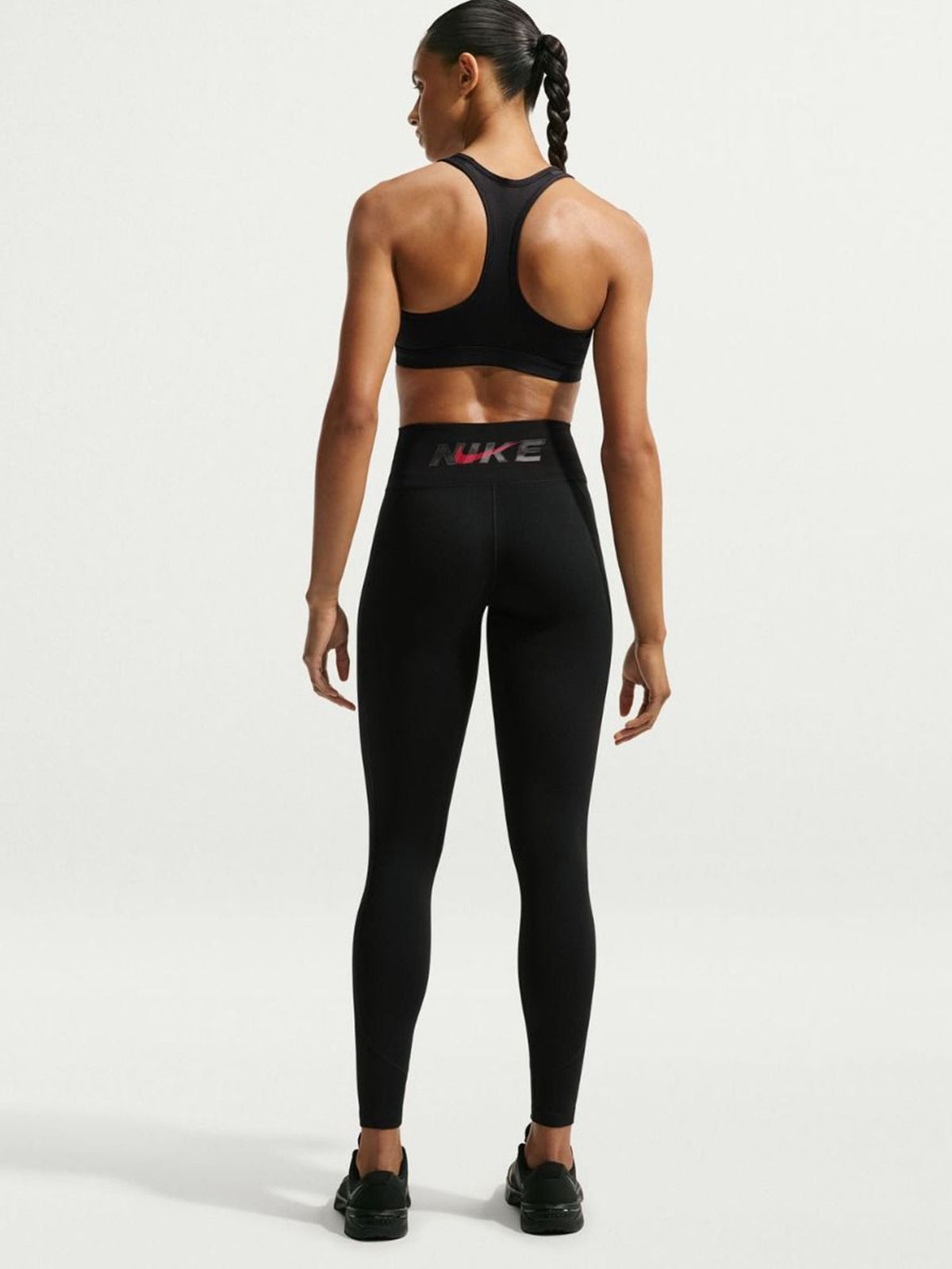 Nike df one tight leggings training da donna nero