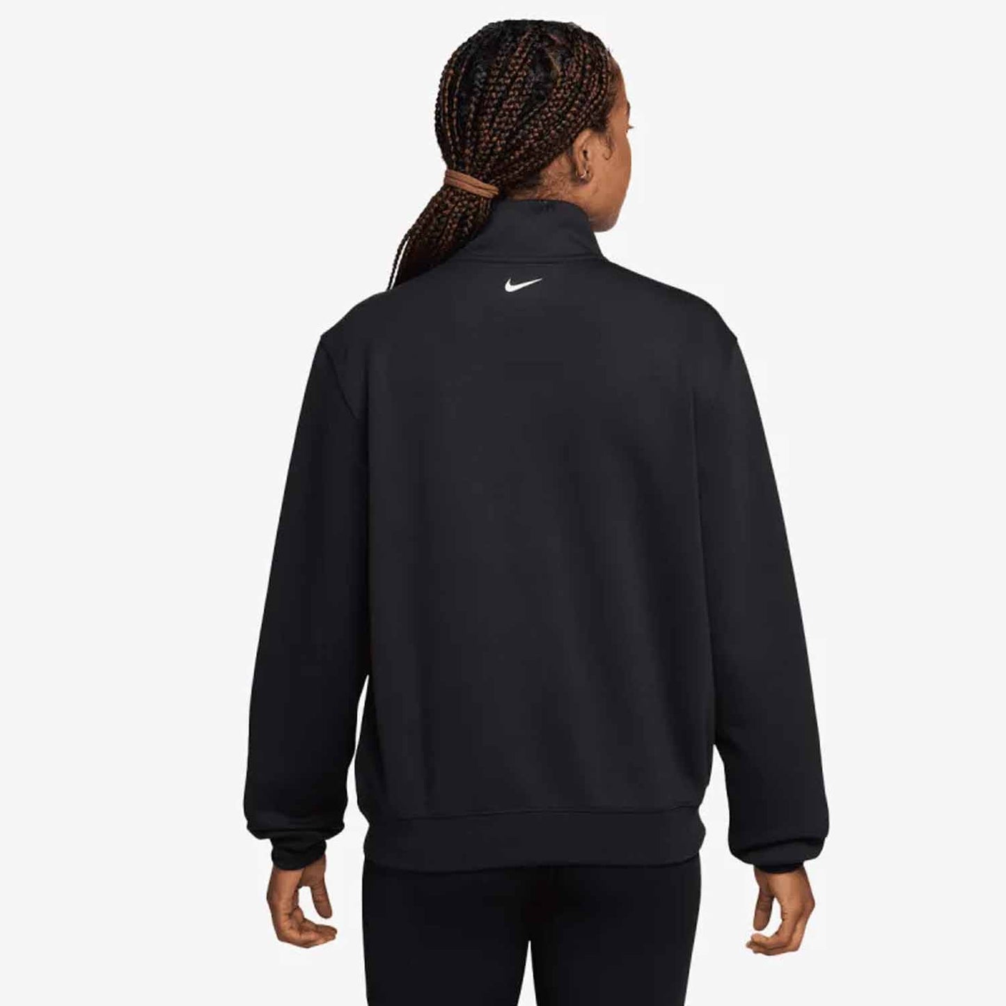 Nike Studio 1/4 Zip, felpa da donna nera