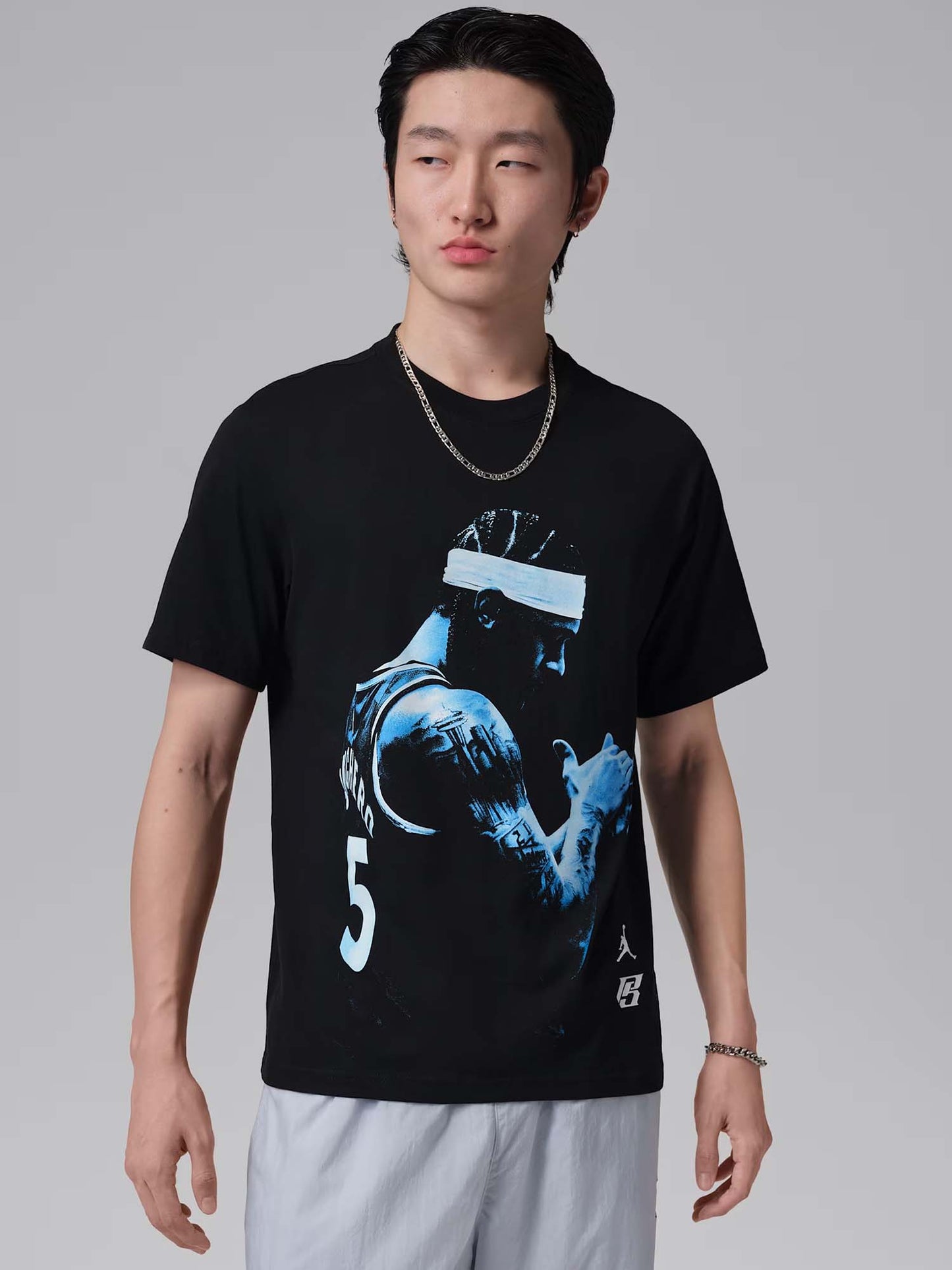Jordan Sport Paolo Banchero, t-shirt sportiva a maniche corte da uomo nera