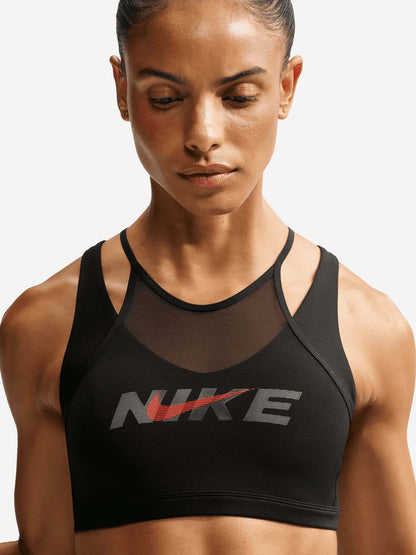 Nike One, reggiseno sportivo da donna nero
