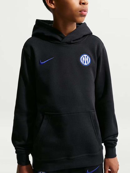 Nike Inter Club Hood, felpa Unisex bambino nera