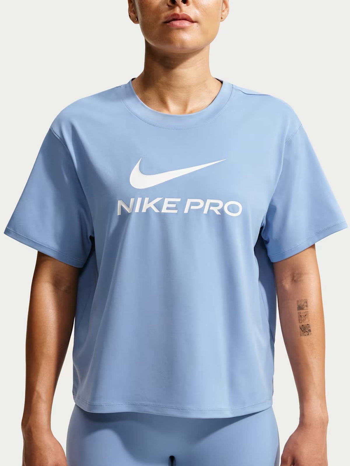Nike Pro, t-shirt da donna blu