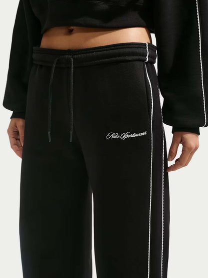 Nike Studio Fleece, pantalone da donna nero