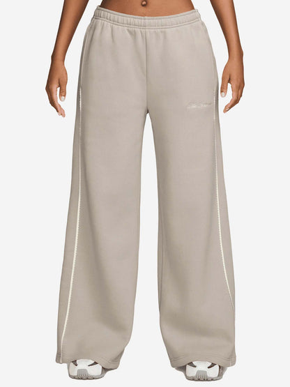 Nike Studio Fleece, pantalone da donna crema